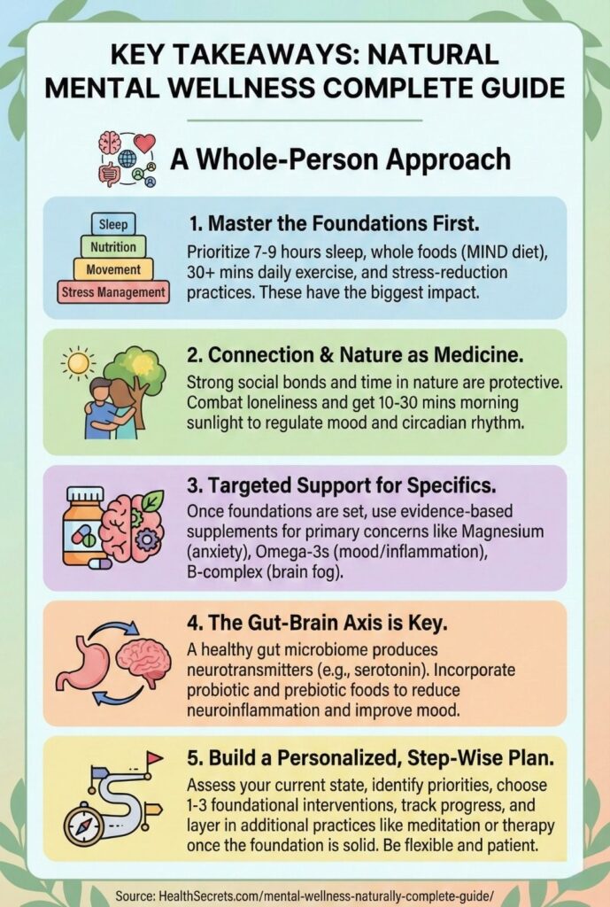 Natural Mental Wellness Guide - Key Takeaways
